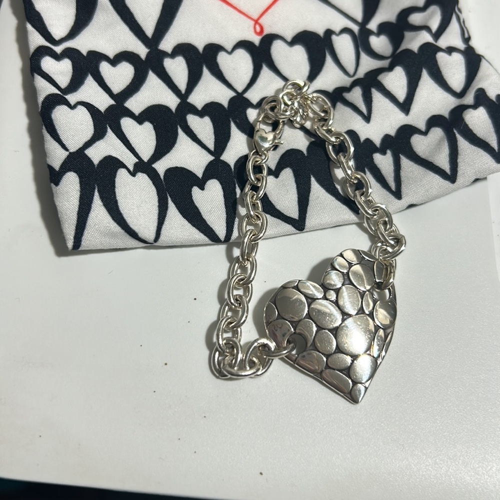 BNWOT Brighton heart bracelet - lobster claw -never worn in original packaging